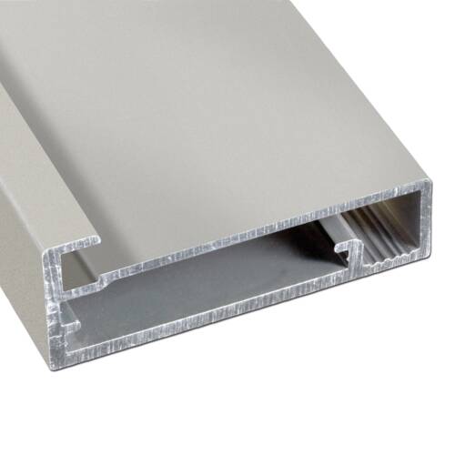 DisplayLager Cadre Encliquetable A1 Blanc Avec Profil En Aluminium De 25 Mm, Vitre De Protection Antireflet