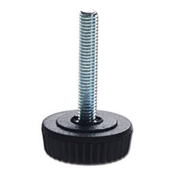 ipic1 Vite di regolazione M4 x 25mm, Ø 22 mm, ner