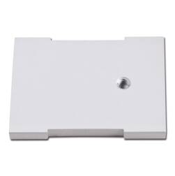 ipic1 Afdekkap Alu-Slide Top 1-gangs, alu, zilver