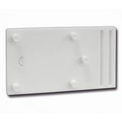 ipic1 Eindkap zilver voor schuine deuren gelei. A