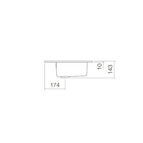 Inbouw wasbakken EB.R585H | Ostermann