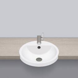 ipic1 Lavabo semi-encastré Alape HB.S450H, standa