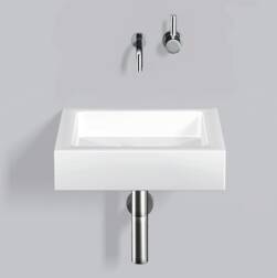 ipic1 Alape wastafel WT.QS450 wit, zonder overloo