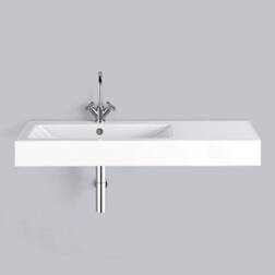 ipic1 Alape wastafel wit, met overloop, zonder sc