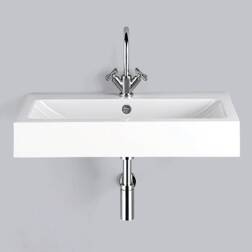 ipic1 Alape wastafel WT.GR800H wit, met overloop,