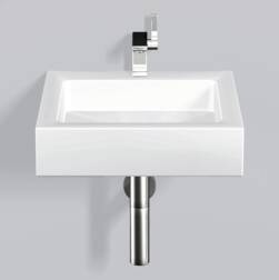 ipic1 Alape wastafel WT.QS450H wit, zonder overlo