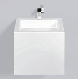 ipic1 Alape wastafel WT.QS450HX wit, zonder overl