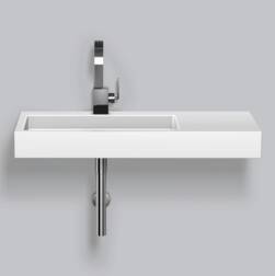 ipic1 Alape wastafel wit, zonder overloop, incl.