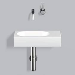 ipic1 Alape wastafel wit, zonder overloop, incl.