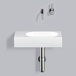 ipic1 Alape wastafel wit, zonder overloop, incl.