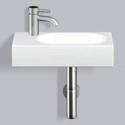 ipic1 Alape wastafel wit, zonder overloop, incl.