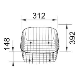 ppic1 Panier à vaisselle Blanco