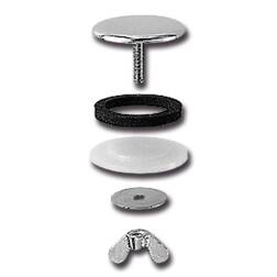 ipic1 Bouche-trous Blanco, Ø 48 mm laiton chromé