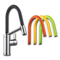 ipic1 Küchenarmatur Blanco Viu-S, Chrom/lava grey