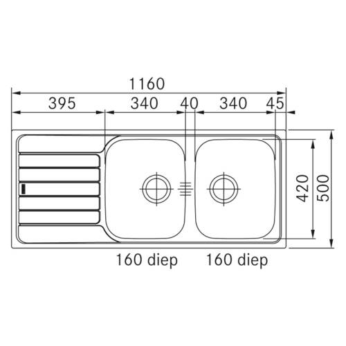 Spoelbak Franke Spark SKX 621 online kopen bij OSTERMANN