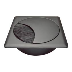 ipic1 Desk cable tidy grommet Ø 80 mm, with round