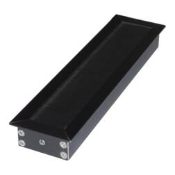 ppic1 Desk cable tidy grommet aluminium, without