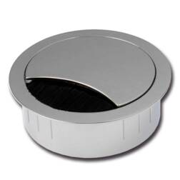 ppic1 Desk cable tidy grommet, round, zamac