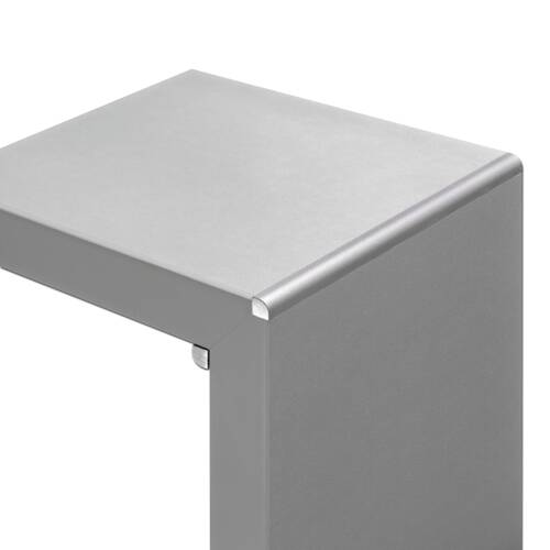 Raouoae Profilo Angolare Di Protezione In Lega Di Alluminio 90CM, 3 Pezzi, Per Pareti In Legno E Piastrellate, Protezione Angolare Per Angoli E Pareti, Facile Da Installare(Silber,10 * 10mm