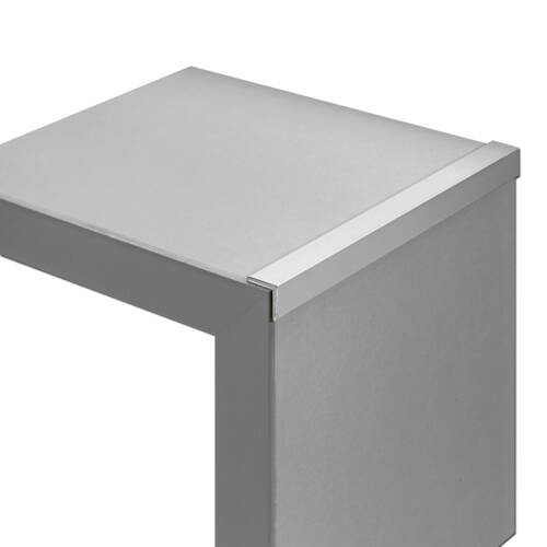 Alu Winkelprofil Weiß RAL 9016 – Kantenschutz Lackiert, 1 Mm Stark – Schenkel 40x40 Mm, Länge 1000 Mm – Für Innen & Außen