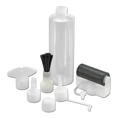 Dosatore Squeeze in plastica trasparente per olio aceto ml 350 | VarottoStore