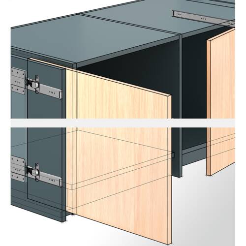 トシッチ42 Deurset voor draaideursysteem Hettich KA 5740 online kopen bij