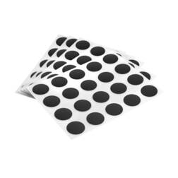 ipic1 Aufkleber schwarz rund Ø 13 mm (1 VE = 100