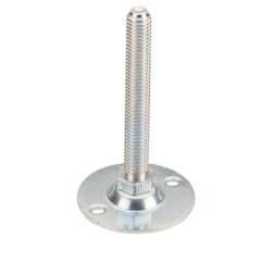 ipic1 Verstellschraube M10 x 80 mm, Fuß Ø 47 mm,
