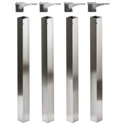 ipic1 Design-Tischbein Afio, 60 x 700 mm, Edelsta