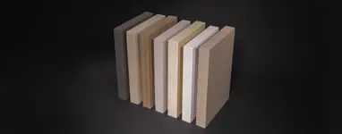 OSTERMANN liefert die passenden Kanten zur neuen Cleaf-Kollektion schon ab einem Meter und zusammen mit vielen weiteren Materialien für den Möbelbau.