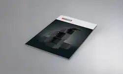 Scharniere und Klappenbeschläge als Titelmotiv des neuen OSTERMANN-Prospekts