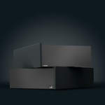 Des modules de tiroirs de couleur foncée, empilés les uns sur les autres, constituent l’illustration principale de la couverture de la brochure OSTERMANN dédiée aux systèmes de tiroirs et aux coulisses.