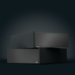 Des modules de tiroirs de couleur foncée, empilés les uns sur les autres, constituent l’illustration principale de la couverture de la brochure OSTERMANN dédiée aux systèmes de tiroirs et aux coulisses.