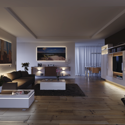 Light in the living room