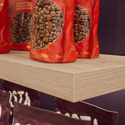 Kaffe Shop Detailansicht Perfect Sense Kante