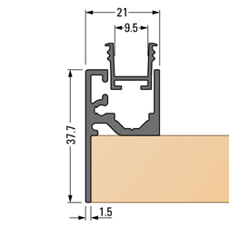 ALU-XL INSIDE EDGE - Innenliegend