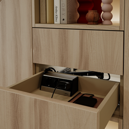 Tiroir avec prise de courant