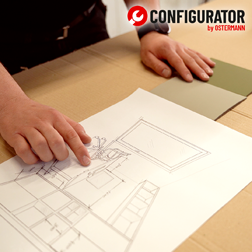 Planung einer Küche (Skizze)