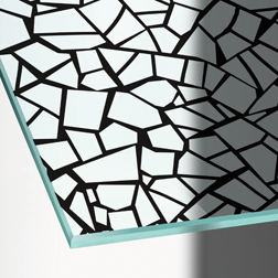 Float aspect mosaïque (ultra blanc)