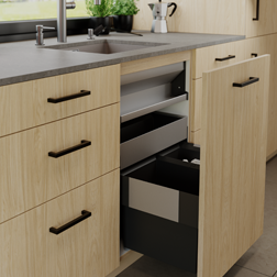 Abfalltrennsystem in einer Küche