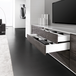 Woonkamer met dressoir