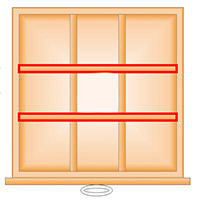 Typ Q Querunterteilung durchgehend