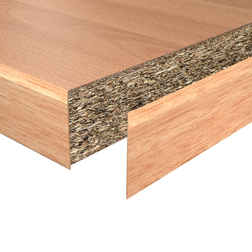 Echtholzkante, Plattenstärke bis 39 mm