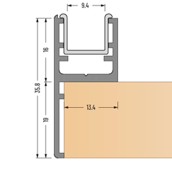 Alu-Light 40 Inside Edge