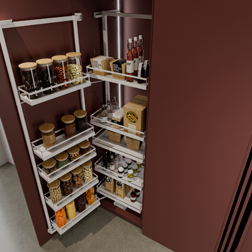 Hochschrankauszug Kesseböhmer Tandem