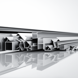 Verschillende profielen op een reflecterend oppervlak