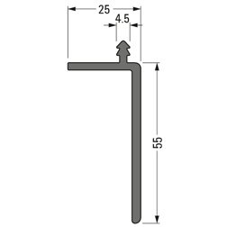 Pilaster Strip 55 mm