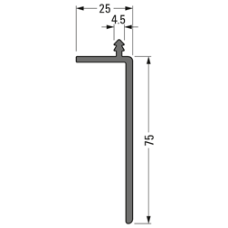 Pilaster Strip 75 mm