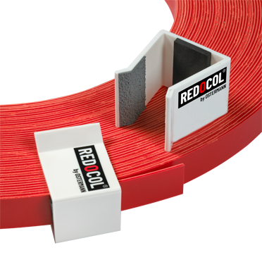 Clemă pentru canturi REDOCOL, fixează role de canturi începute.