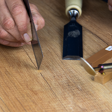 Modeliranje lesene strukture s strgalom